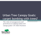 Urban Tree Canopy Goals